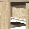 Miniatyrbillede 11 af 11: vidaXL Sonoma egetræ Spånplade 50 x 41 x 140 cm Spejl Dressingbord