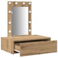 Miniatyrbillede 5 af 11: vidaXL Toilet Enhed Artisan eg Melaminbelagt spånplade 60 x 40 x 70 cm