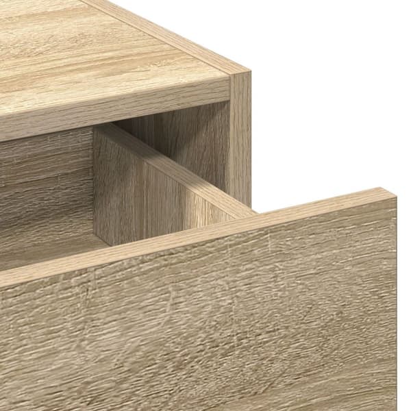 vidaXL Sonoma ek Konstruerat trä 60 x 40 x 70 cm Sminkbord