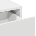 Miniatyrbild 9 av 11: vidaXL Vit MDF 60 x 40 x 70 cm Sminkbord Rektangulär Modern Spegel