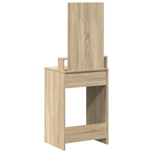 vidaXL Sonoma Ek Sonoma Ek Fanér 50 x 41 x 140 cm Lådor Sminkbord