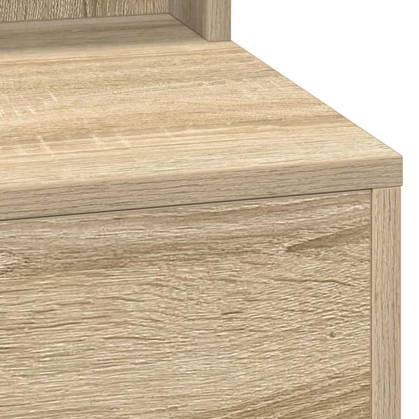 vidaXL Sonoma Oak MDF, Speglar 50 x 41 x 135 cm Sonoma Oak Sminkbord