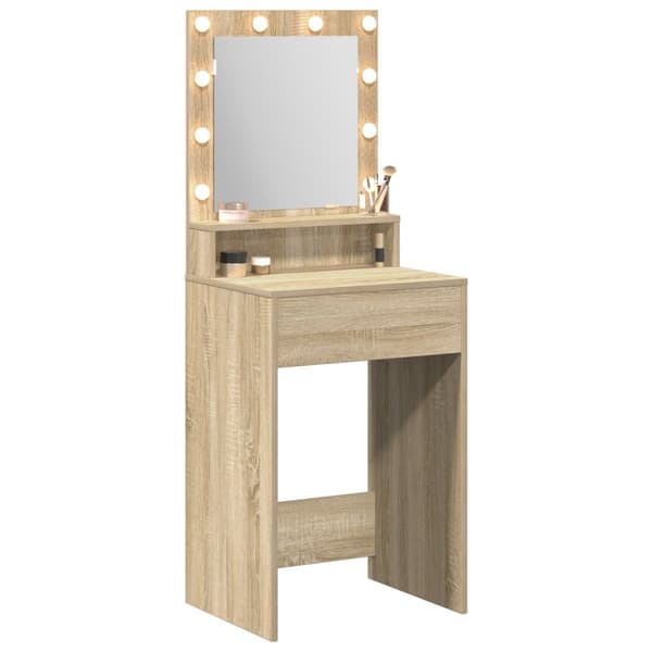 vidaXL Sonoma Eg MDF, Spejle 50 x 41 x 135 cm