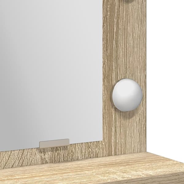 vidaXL Sonoma Eg MDF, Spejle 50 x 41 x 135 cm