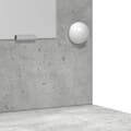 Miniatyrbillede 9 af 11: vidaXL Sæt af 2 Beton Grå Konstrueret træ, Sikkerhedsglas Standard
