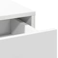 Miniatyrbild 8 av 11: vidaXL Set av 3 Vit MDF, Glas Kompakt Sminkbord Rektangulär