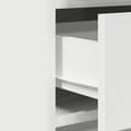 Miniatyrbild 10 av 11: vidaXL Set av 3 Vit MDF, Glas Kompakt Sminkbord Rektangulär