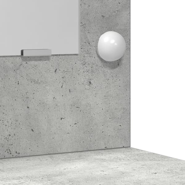 vidaXL Sæt af 2 Beton grå Beton Medium Opbevaring Beton Højskab