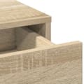 Pikkukuva 8 / 11: vidaXL 2-osanen Meikkipöytäsetti LED-valolla, Sonoma Tammi, Kyllästetty Puu