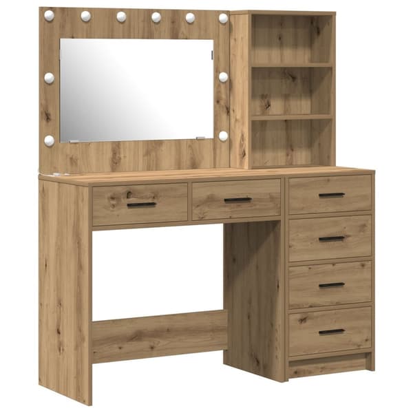 vidaXL Set med 2 Hantverksek Trä 40 cm x 40,7 cm x 135 cm Förvaring