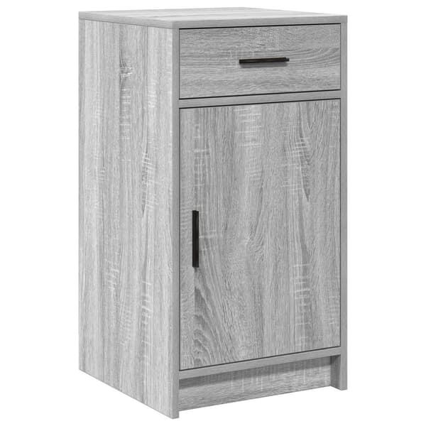 vidaXL Sæt af 3 Grå sonoma Spånplade, MDF Standard Dressing Table