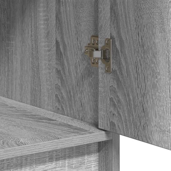 vidaXL Sæt af 3 Grå sonoma Spånplade, MDF Standard Dressing Table