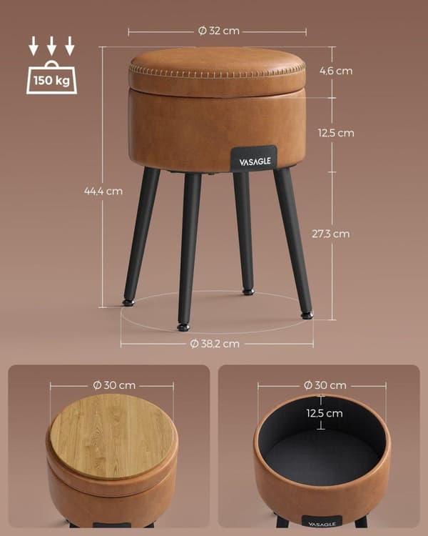 Pall, LOM005C01, 38x44 cm, Brun