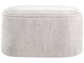 Miniatyrbilde 6 av 10: Oppbevaringsbenk for Soverom Grå Chenille Polyester Polstring Moderne Design Solid Farge Stue Møbler