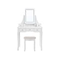 Miniatyrbillede 1 af 7: Toiletbord med LED-belysning i 3 farver, Toiletbord med LED-belysning i 3 farver