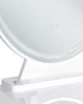 Miniatyrbillede 9 af 10: Toiletbord med spejl og skammel CAEN LED Hvid Lumarko!