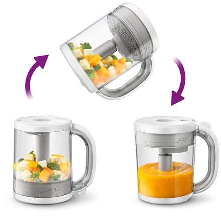 Philips Avent Premium 4-in-1 Steamer Blender SCF885/01