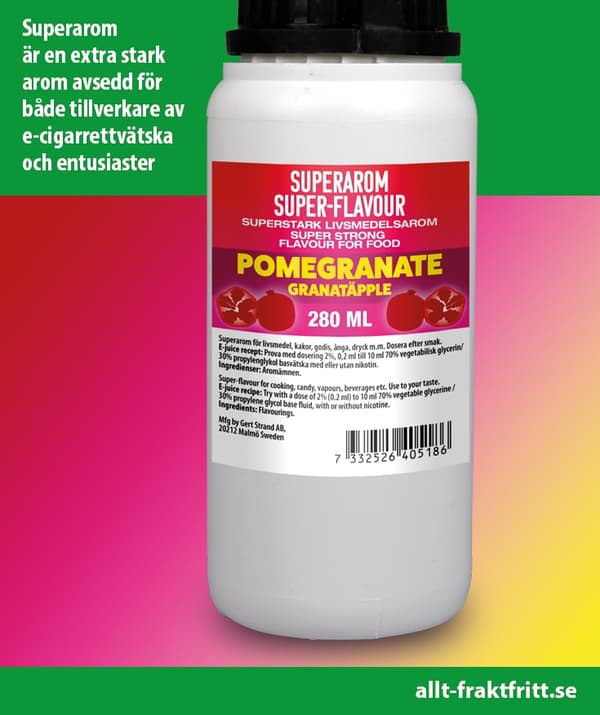 Superarom Pomme Granate Granatäpple 280 ML