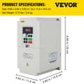 Pikkukuva 3 / 11: Taajuusmuuttaja 2,2/3/4/7,5 kW - Siniaalto PWM, digitaalinäyttö ja hiljainen toiminta, suuri voimahetki