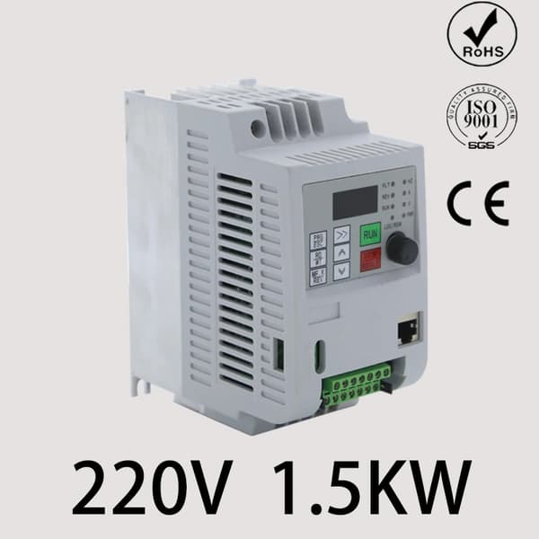 Muuttuvataajuusohjain, 0,75KW-2,2KW lähtöteho, edistyneet ohjausmenetelmät,3-vaihe 220V, 220V 2,2KW, 1 vaihe 220V