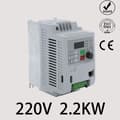 Miniatyrbillede 2 af 2: Variabel frekvensomformer, 0,75KW-2,2KW output, avancerede kontrolmetoder,3-fase 220V, 220V 2,2KW, 1 fase 220V