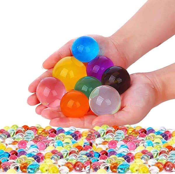 50g Gigantiske Farvede vandperler / Vandkrystaller 4-5cm