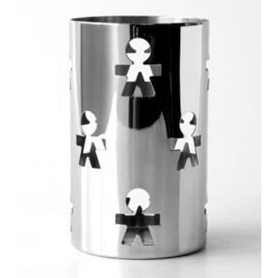 Mittensedel - Alessi - AKK09 - Rostfritt stål 18/10 - Ø9.00 cm - H.15.00 cm