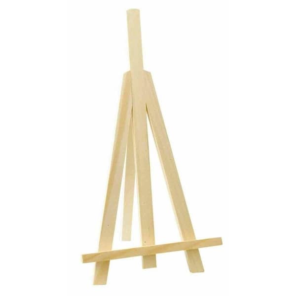 Träställ - MegaCrea - 26 x 13 cm - Spånskivor - Perfekt för ramar och menyer