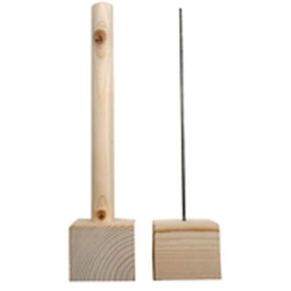 Base Powertex Legno/Metallo 7x7x30cm - Beige, Per Sculture E Decorazioni - Foto 12