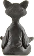 Miniatyrbild 5 av 7: Fantastisk svart katt Buddha-figur för meditation, yogadekor, presenter till kattälskare, yogapresenter, meditationspresenter