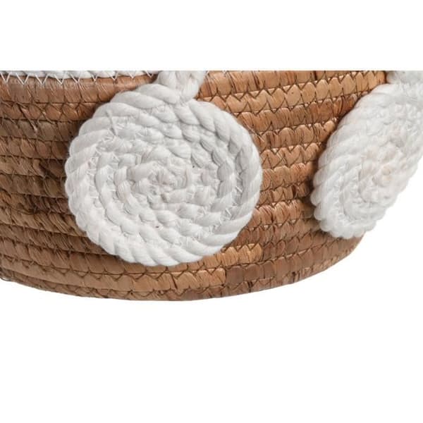 mittstycke 30 x 30 x 14 cm naturvit boho