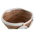 Miniatyrbild 2 av 3: mittstycke 30 x 30 x 14 cm naturvit boho