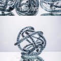 Miniatyrbild 3 av 4: TD® Dekoration Hem Vardagsrum Diamantstjärna Abstrakt konst Glas Kontorsfödelsedag bröllop Present Hantverk skönhetskvalitet silver