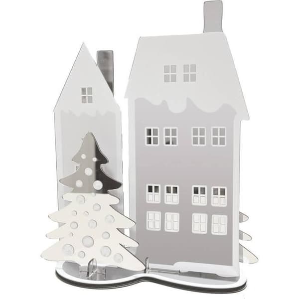 P'TIT Clown re22359, Centre de bord effekt spegel Gran och Hus Silver