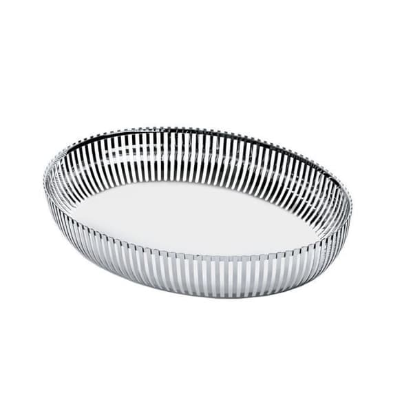 Alessi PCH06-26Oval stålkorg Centerpiece - Oval fruktkorg