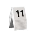 Miniatyrbild 1 av 2: 10 numrerade vita PVC bordsstaflier - TN-11-20 11-20 Vit