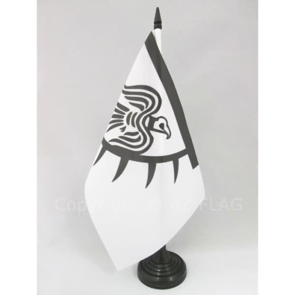 Viking Raven bordsflagga 21x14cm - Raven banner - vikings Hög kvalitet