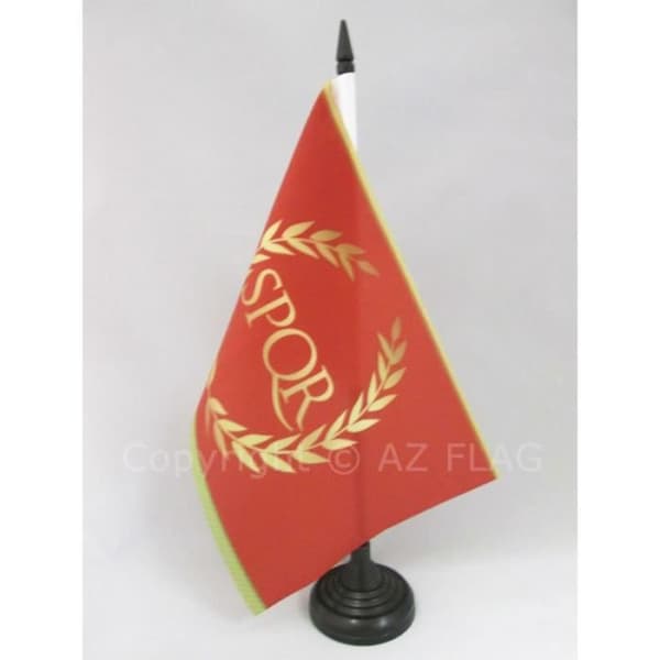 Romerska imperiets bordsflagga 21x14cm - av romarna - Julius Caesar Hög kvalitet