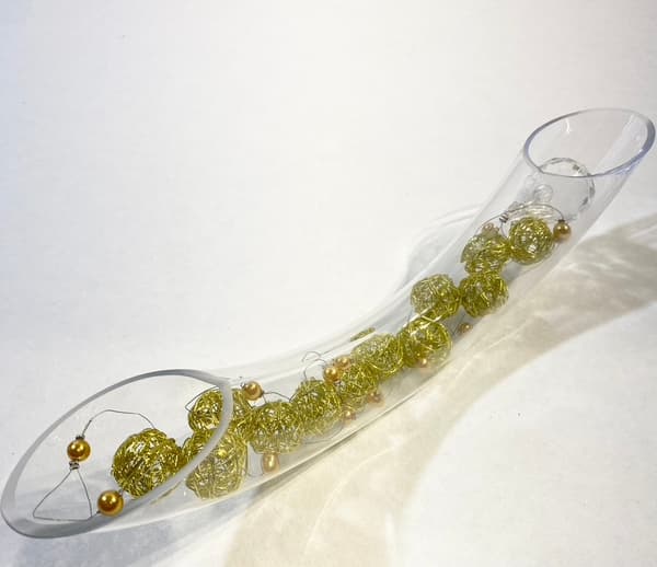 Skål/Vas i glas elegant fint bågformad, 20-pack
