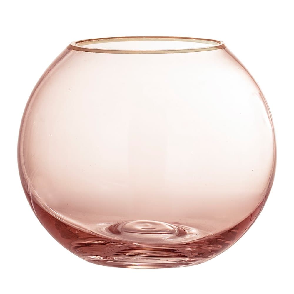 Vaasi Lasi Ø 10,5 cm - Rosa