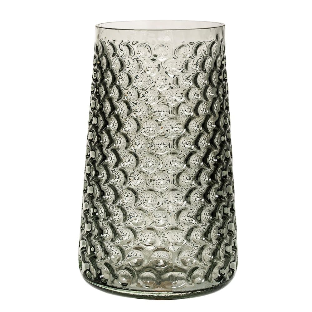 Vase Glas Grå 18,5x30,5 cm
