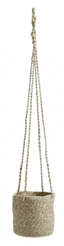 Riippuruukku jute Ø 16 cm - Natur