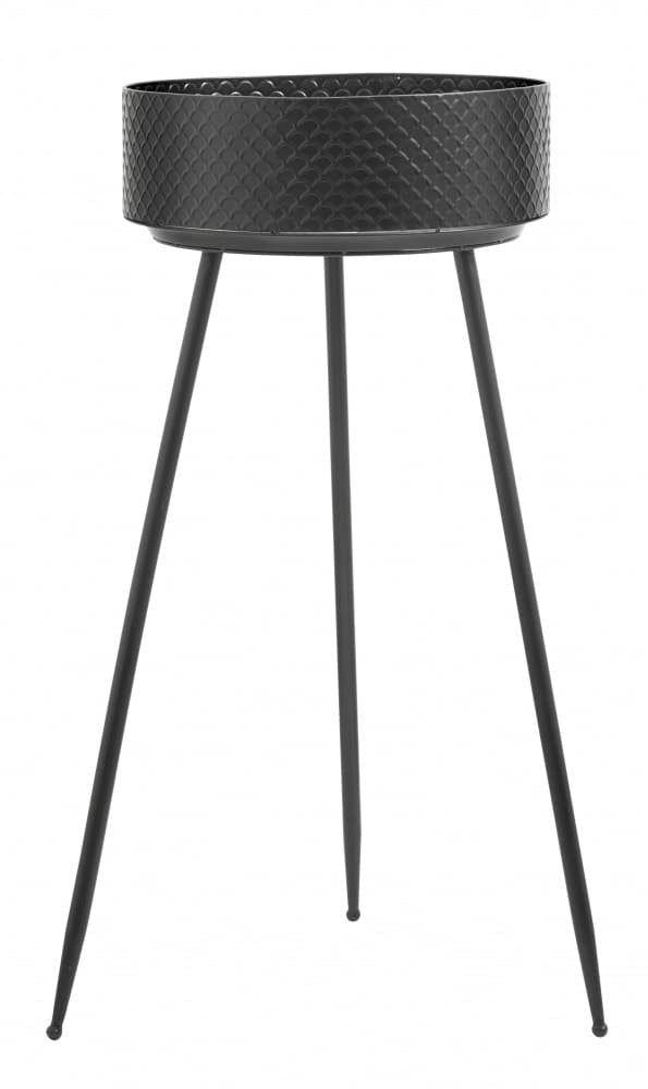 INDIAN Piedestal Kruka Svart Tall