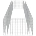 Miniatyrbilde 6 av 8: vidaXL Gabion høybed galvanisert stål 450x90x50 cm