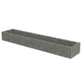 Miniatyrbilde 2 av 8: vidaXL Gabion høybed galvanisert stål 450x90x50 cm