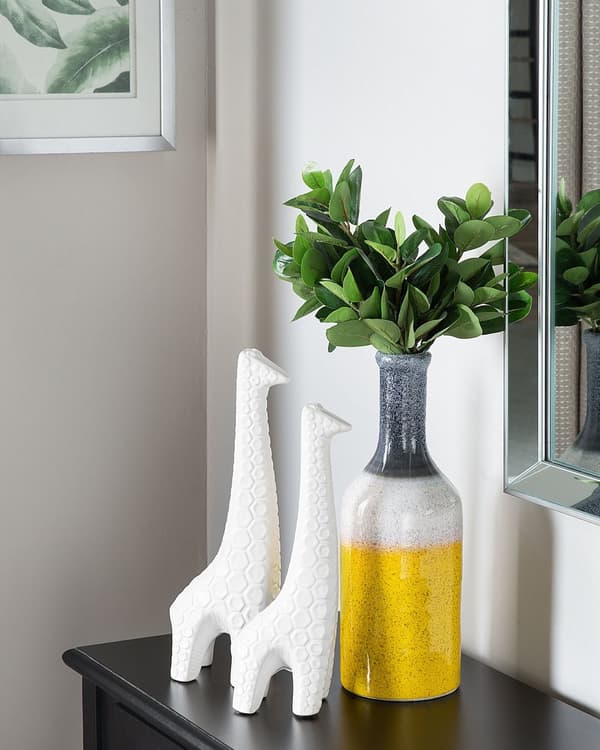 Blomvas Flerfärgad Stengods 36 cm Eklektisk bordsvas