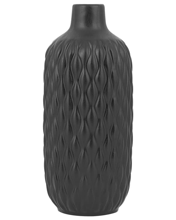 Dekorativ bordsvas Svart Stengods 31 cm Glam