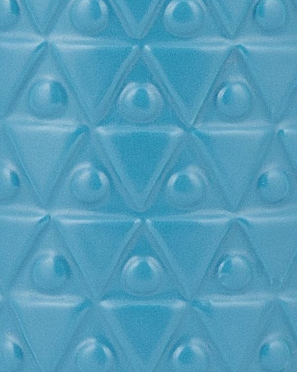 Koristemaljakko sininen kulta kivitavara ⌀ 14 x 39 cm geometrinen kuvio pyöreä pullonmuotoinen perinteinen