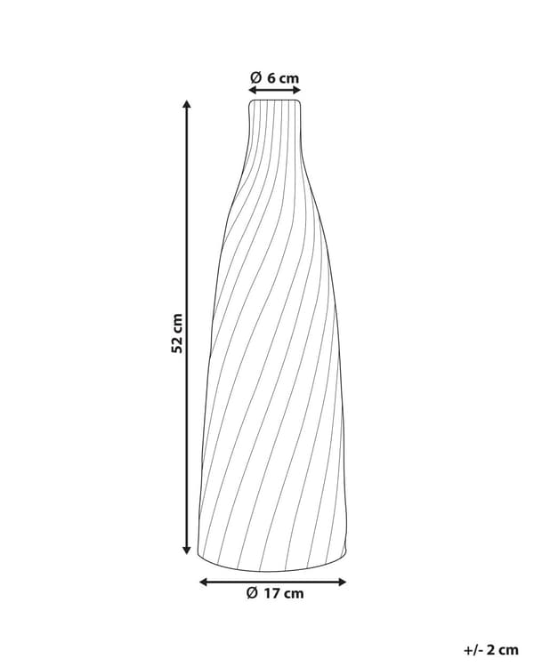 Blomstervase Hvid Keramik Dekorativ Elegant Design