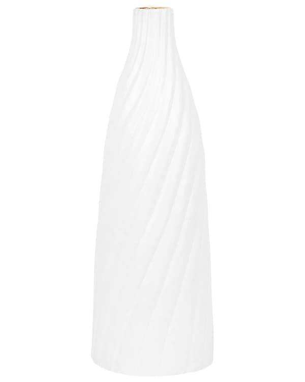 Blomstervase Hvid Keramik Dekorativ Elegant Design